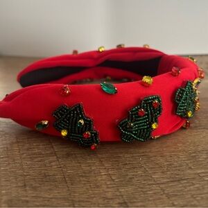 Embellished Red Christmas Headband
